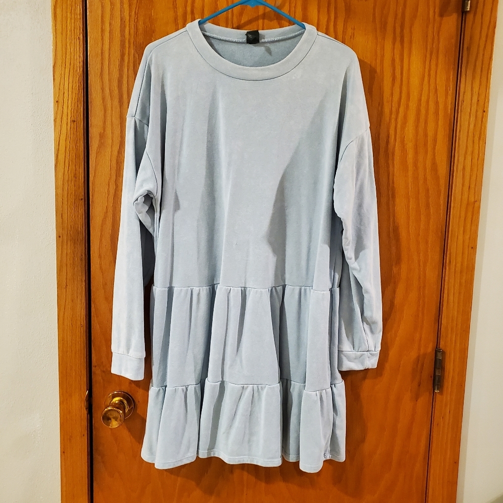 Wild Fable long sleeve light blue dress